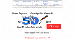 Desktop Screenshot of fahrschule-minnert.de